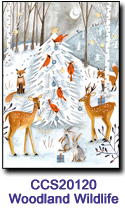 Woodland Wildlife Charity Select Holiday Card